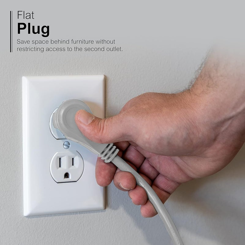 GE 43025 Extension Cord, with Right Angle Plug - Image 4