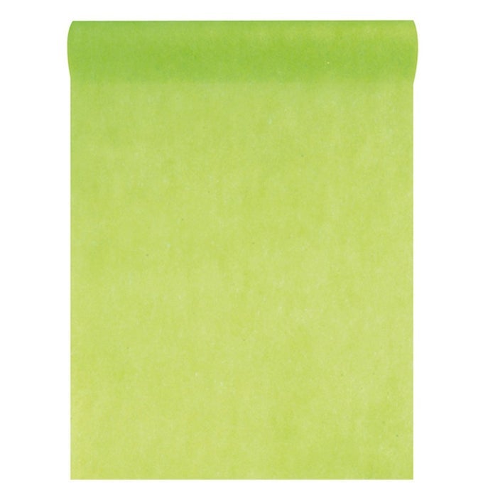 NONWOVEN FABRIC 30 CM 25 M LONG TABLE RUNNER PARTY WEDDING DECORATION LIGHT GREEN