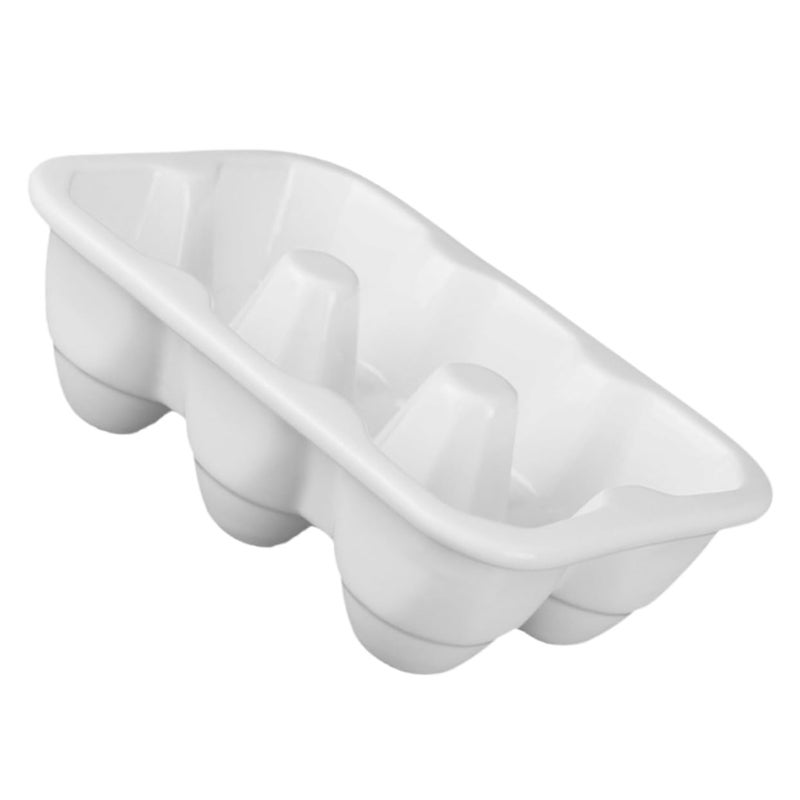 Ceramic Egg Holder Tray For Refrigerator 6 Grid Compartment Kitchen Storage Container - Image 2