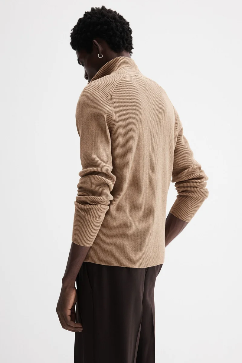 H&M  Slim Fit Zip-through cardigan for Men | Best Price UAE