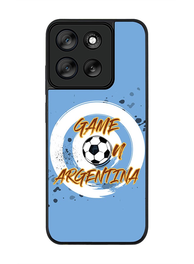 Stylizedd For Motorola Moto G56 Case,Slim fit Camera Protection, Shockproof Thin Phone cover  - Game on Argentina - Image 1