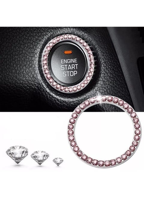 Car Accessories Push Start Stop Engine Button Cover