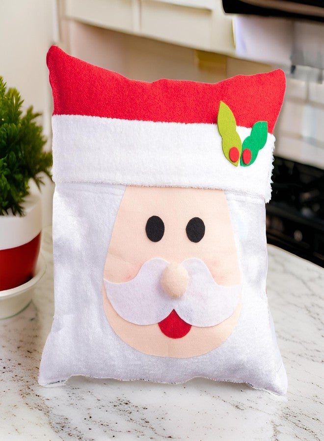 Tickles Santa Claus Soft Stuffed Plush Cushion Pillow for Kids Boys & Girls Home Decor (Color: Multicolor;Size: 25 cm) - Image 1