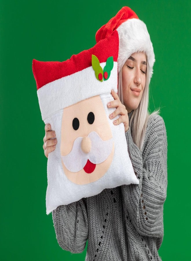 Tickles Santa Claus Soft Stuffed Plush Cushion Pillow for Kids Boys & Girls Home Decor (Color: Multicolor;Size: 25 cm) - Image 2