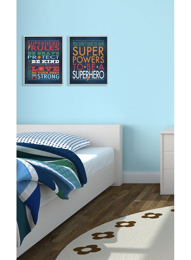 ستوبيل إنداستريز لوحة حائط مستطيلة من The Kids Room من Stupell باللون الأزرق الداكن، مقاس 11 × 0.5 × 15، صُنعت بفخر في الولايات المتحدة الأمريكية - Image 2