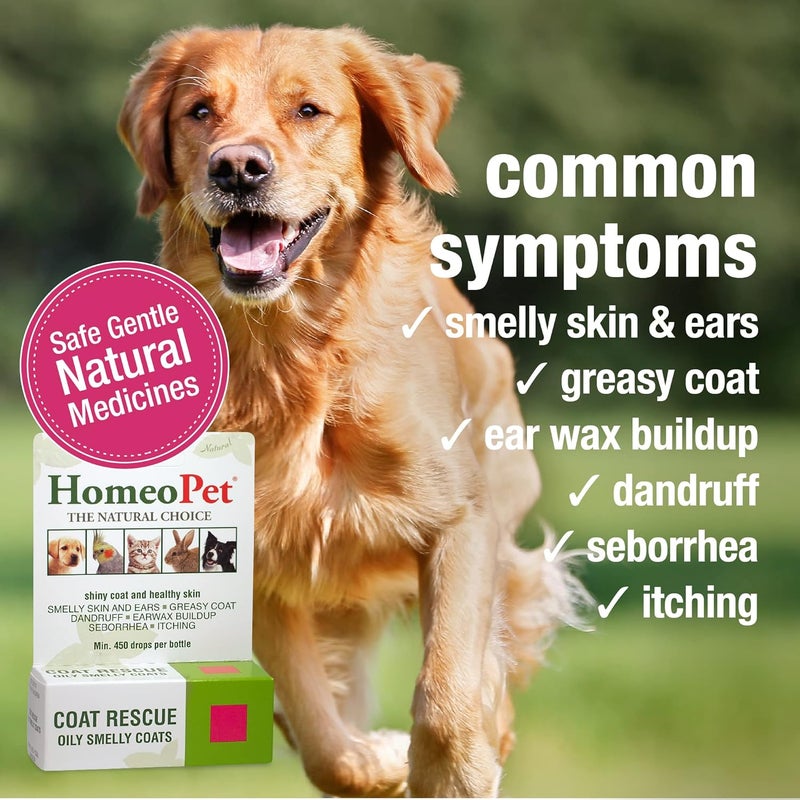 HomeoPet Coat Rescue Skin and Coat Support for Pets 15 Milliliters - Image 3