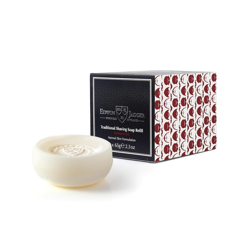 Edwin Jagger Shaving Soap Refill Sandalwood 3Pack