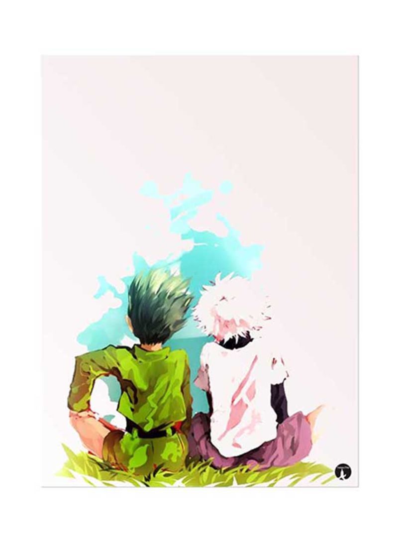 Anime Hunter X Hunter Metal Plate Poster Multicolour 15x20centimeter