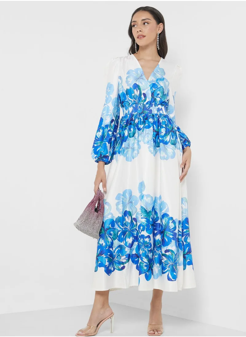 ELLA Montonal Printed Dress