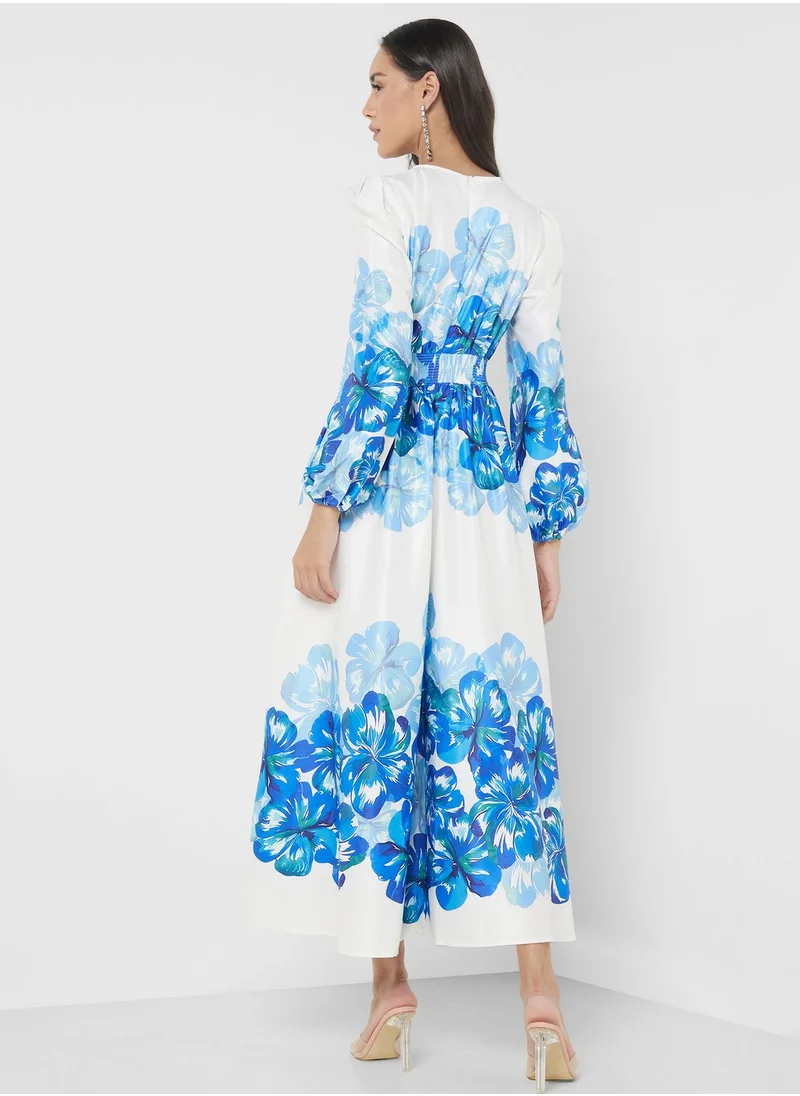 ELLA Montonal Printed Dress