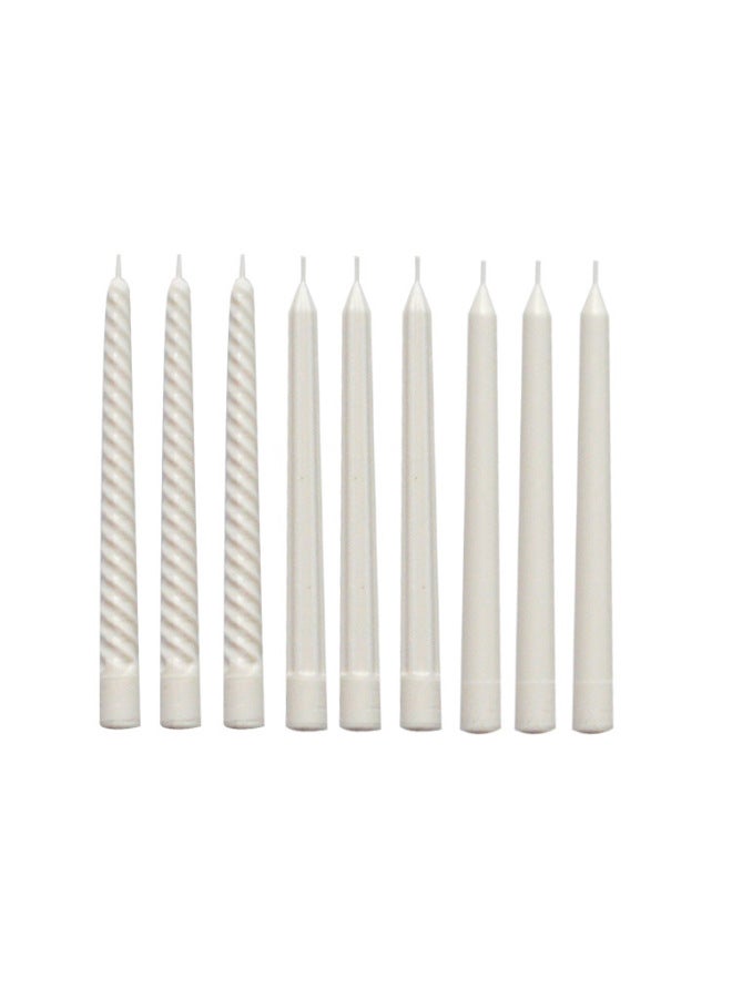 1:6 Doll House Miniature Simulation Candle Bjd Small Cloth Blythe Mini Candlelight Dinner Props Model-Color:White Candle  - Image 1