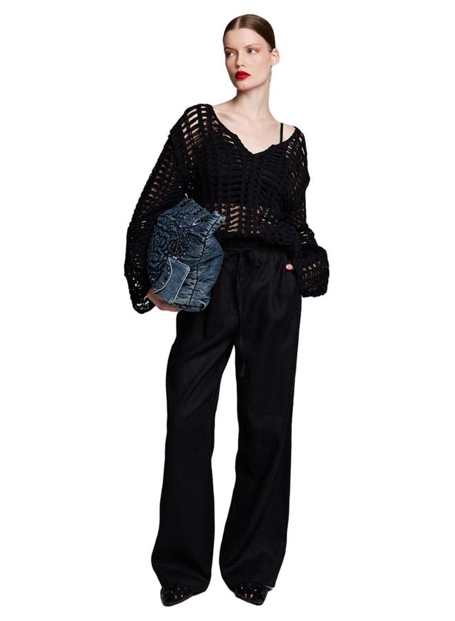 BSB Linen wide leg trousers - Image 1