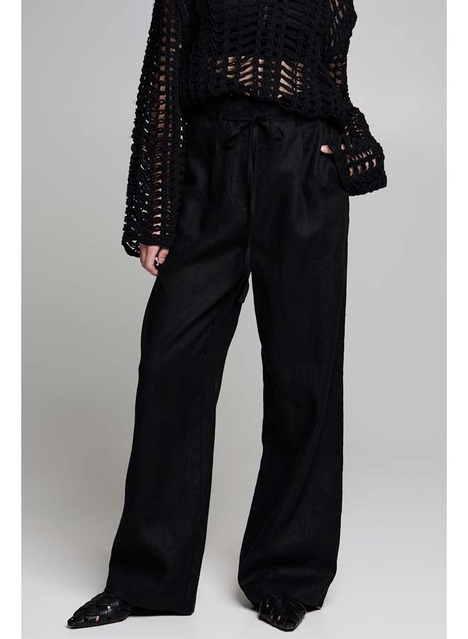 BSB Linen wide leg trousers - Image 4