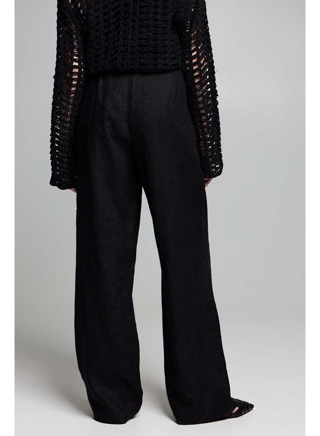 BSB Linen wide leg trousers - Image 3