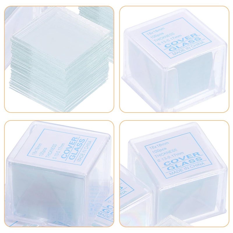 Microscope Cover Slips 20x20mm Pre-Cleaned Glass 500 Pieces 5 Boxes - Image 4