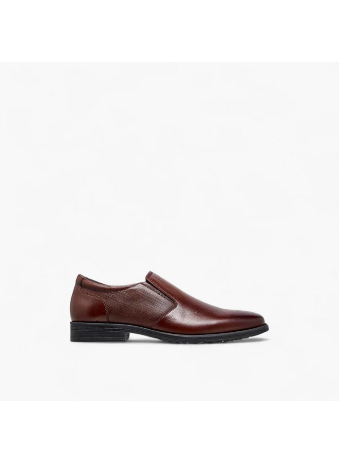 LBL by Shoexpress Men Textured Slip-On Loafers