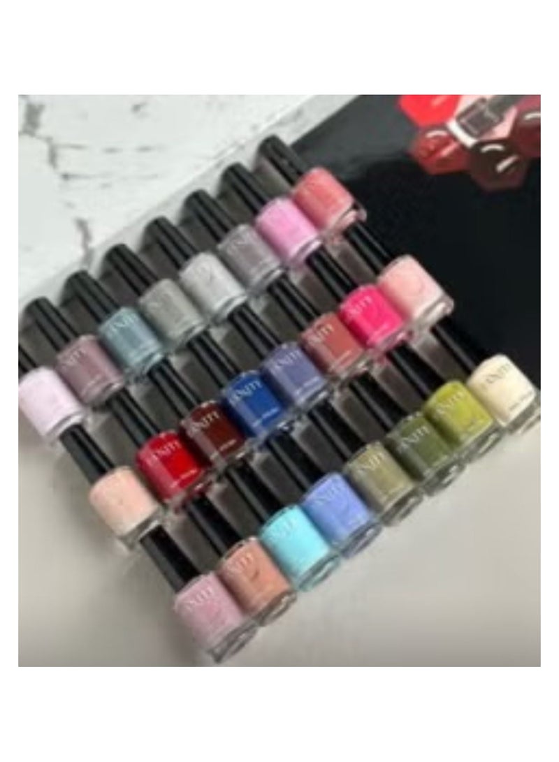 FANITY 24-Piece Nail Polish Set Multicolour