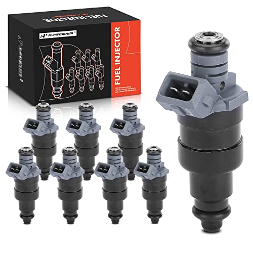 A-Premium مجموعة A-Premium من 8 حقن وقود متوافقة مع جيب جراند شيروكي و دودج رام 1500، رام 1500 فان، رام 2500، رام 2500 فان، رام 3500، رام 3500 فان، دورانجو، 5.2L 5.9L، استبدال# RL030778AB - Image 1