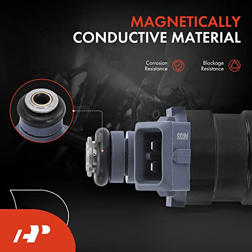 A-Premium مجموعة A-Premium من 8 حقن وقود متوافقة مع جيب جراند شيروكي و دودج رام 1500، رام 1500 فان، رام 2500، رام 2500 فان، رام 3500، رام 3500 فان، دورانجو، 5.2L 5.9L، استبدال# RL030778AB - Image 5