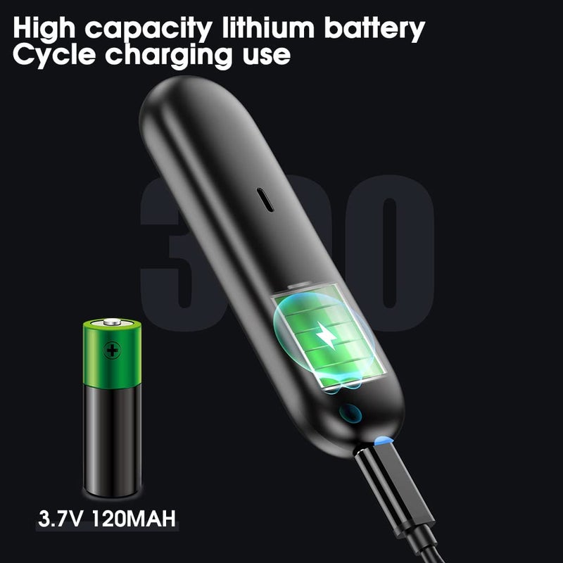 STHIRA جهاز اختبار الكحول STHIRA® قابل لإعادة الشحن عبر USB، جهاز تحليل التنفس المحمول للاستخدام الشخصي والمهني، شاشة LCD رقمية 0.00-0.19% BAC، جهاز تحليل التنفس عالي الدقة - Image 5