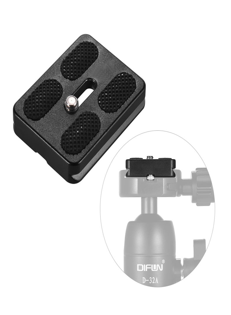 50*38mm Size Aluminum Alloy Universal Quick Release Plate D-50T QR Plate with 1/4 Inch Screw for Arca Swiss Benro Monopod Tripod Ball Head Camera Accessory  - Image 4