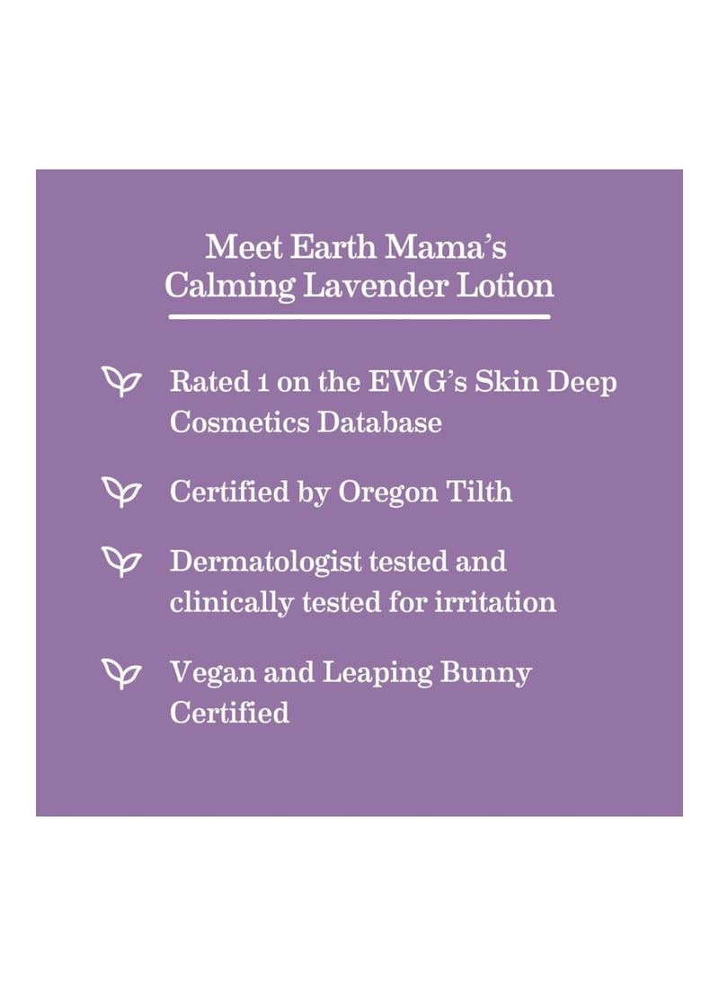 Earth Mama Calming Lavender Baby Lotion, Nourishing Organic Calendula + Rooibos For Sensitive Skin, 8 Fl Oz (2-Pack)  - Image 5