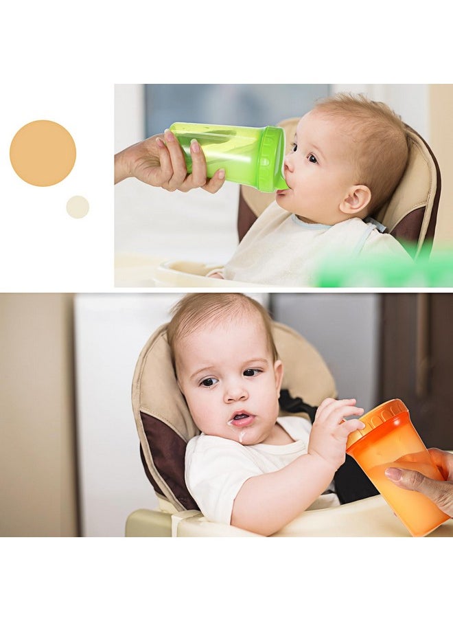 Mifoci Mifoci 12 Pcs 10 oz Sippy Cups for Toddlers 1-3 No Spill Spout Cups with Lids Toddler Reusable Baby Feeding Supplies, Dishwasher, Microwave Safe  - Image 4