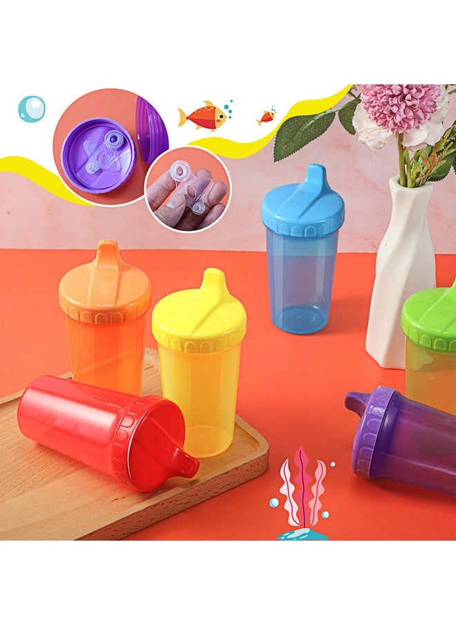 Mifoci Mifoci 12 Pcs 10 oz Sippy Cups for Toddlers 1-3 No Spill Spout Cups with Lids Toddler Reusable Baby Feeding Supplies, Dishwasher, Microwave Safe  - Image 3