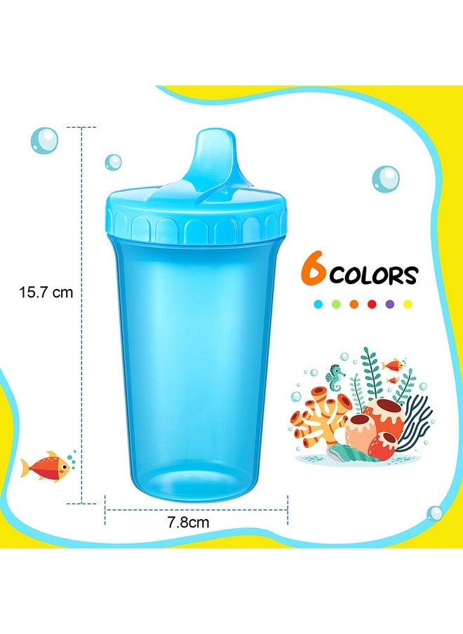 Mifoci Mifoci 12 Pcs 10 oz Sippy Cups for Toddlers 1-3 No Spill Spout Cups with Lids Toddler Reusable Baby Feeding Supplies, Dishwasher, Microwave Safe  - Image 1