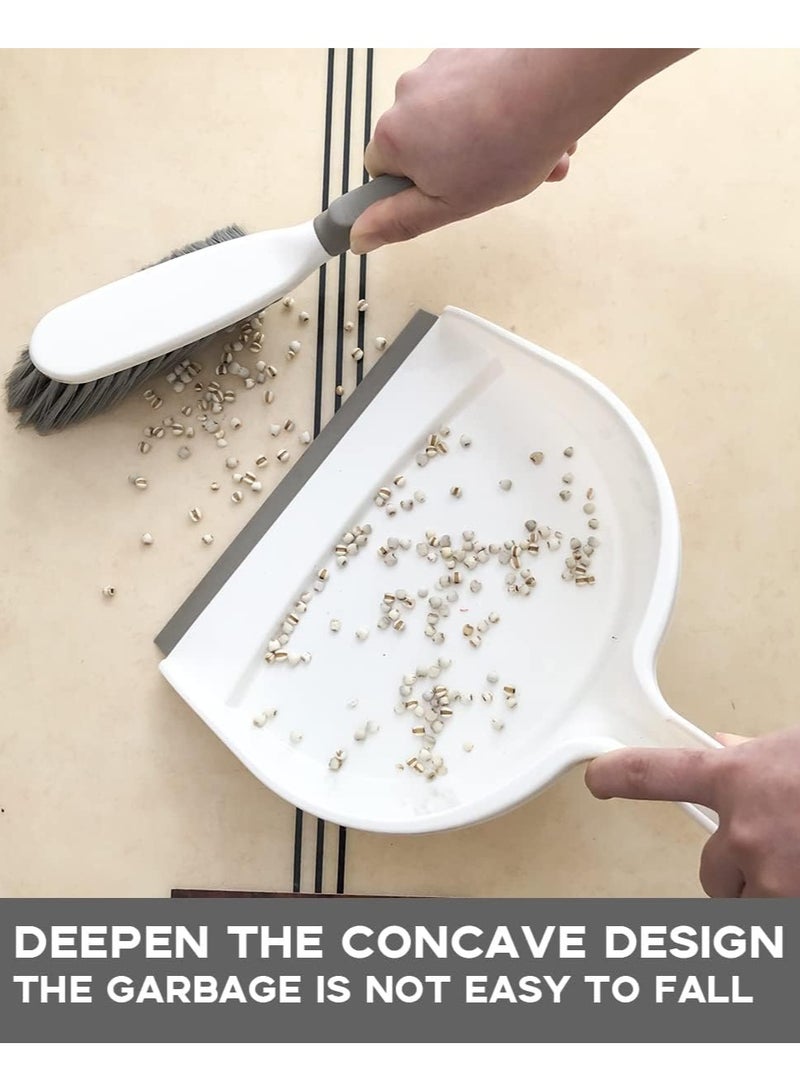 Lukadah Dustpan and Brush Set, Dust Pan with Brush, Indoor&Outdoor Sweeping, Hand Broom and Dustpan Set for Home, Handheld Angled Dustpan and Brush Set are Daily Essential Cleaning Tools - Image 5