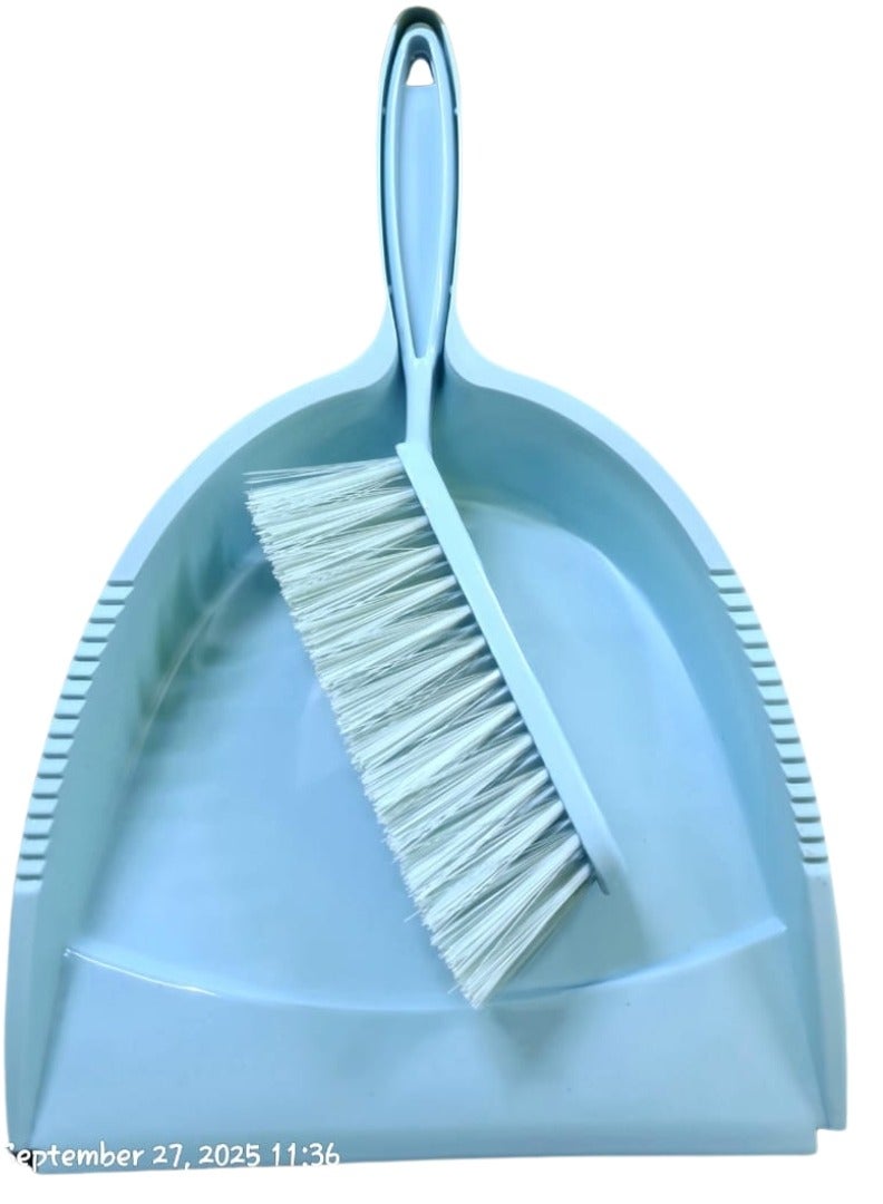Lukadah Dustpan and Brush Set, Dust Pan with Brush, Indoor&Outdoor Sweeping, Hand Broom and Dustpan Set for Home, Handheld Angled Dustpan and Brush Set are Daily Essential Cleaning Tools - Image 1