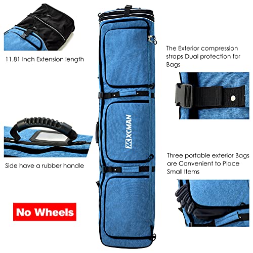 XCMAN Padded Snowboard Bag Adjustable Length 63-75In Padded Bag for Air Travel - Image 2