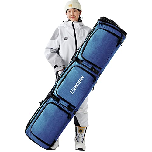 XCMAN Padded Snowboard Bag Adjustable Length 63-75In Padded Bag for Air Travel - Image 1