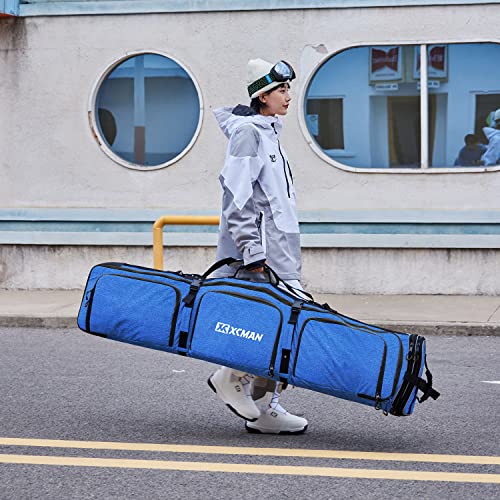 XCMAN Padded Snowboard Bag Adjustable Length 63-75In Padded Bag for Air Travel - Image 5