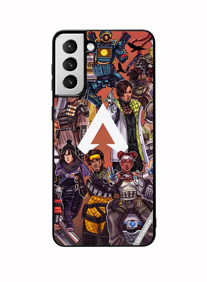 VR CREATIVE Protective Case Cover For Samsung Galaxy S22 5G Apex Legends Whole Team Design Multicolour - Image 1