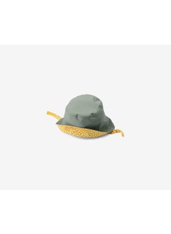 Tchibo Kids Girls Rain Hat, Olive and Green and Yellow  - Image 3