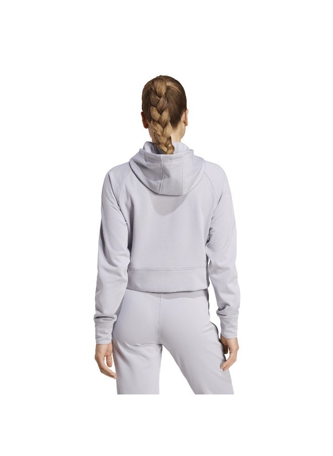 Adidas adidas W Gg Fz Hd Grey Training Track Tops 2XS  - Image 5
