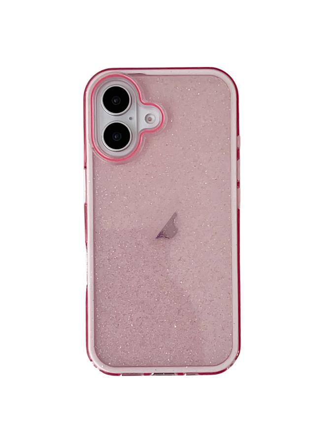 The Bros Case For iPhone 16 Plus IMD 3 in 1 Glitter TPU Hybrid PC Phone Case