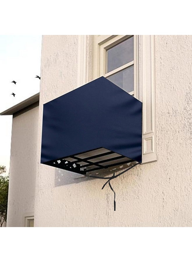 The Furnishing Tree The Furnishing Tree Window AC Cover 1.5 ton Waterproof and dustproof Polyester Blue Color  - Image 1