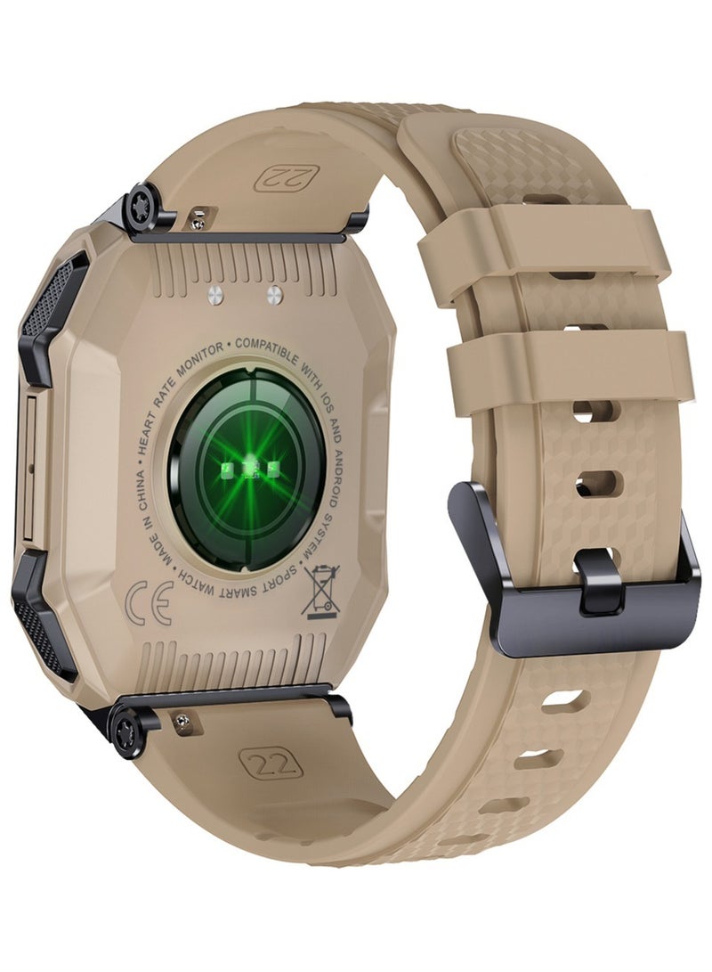 RollsTimi  Men's Smartwatch 1.85" IPS full Touch Screen Sports Fitness Tracker Heart Rate Pressure Sleep Monitor Waterproof Smart Watch for Men - Image 3