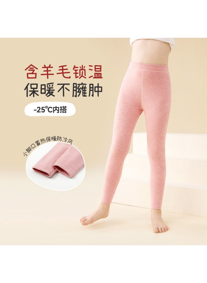 Long time companion wool & Mulberry Silk Blend Winter Pants For Boys And Girls - Image 3