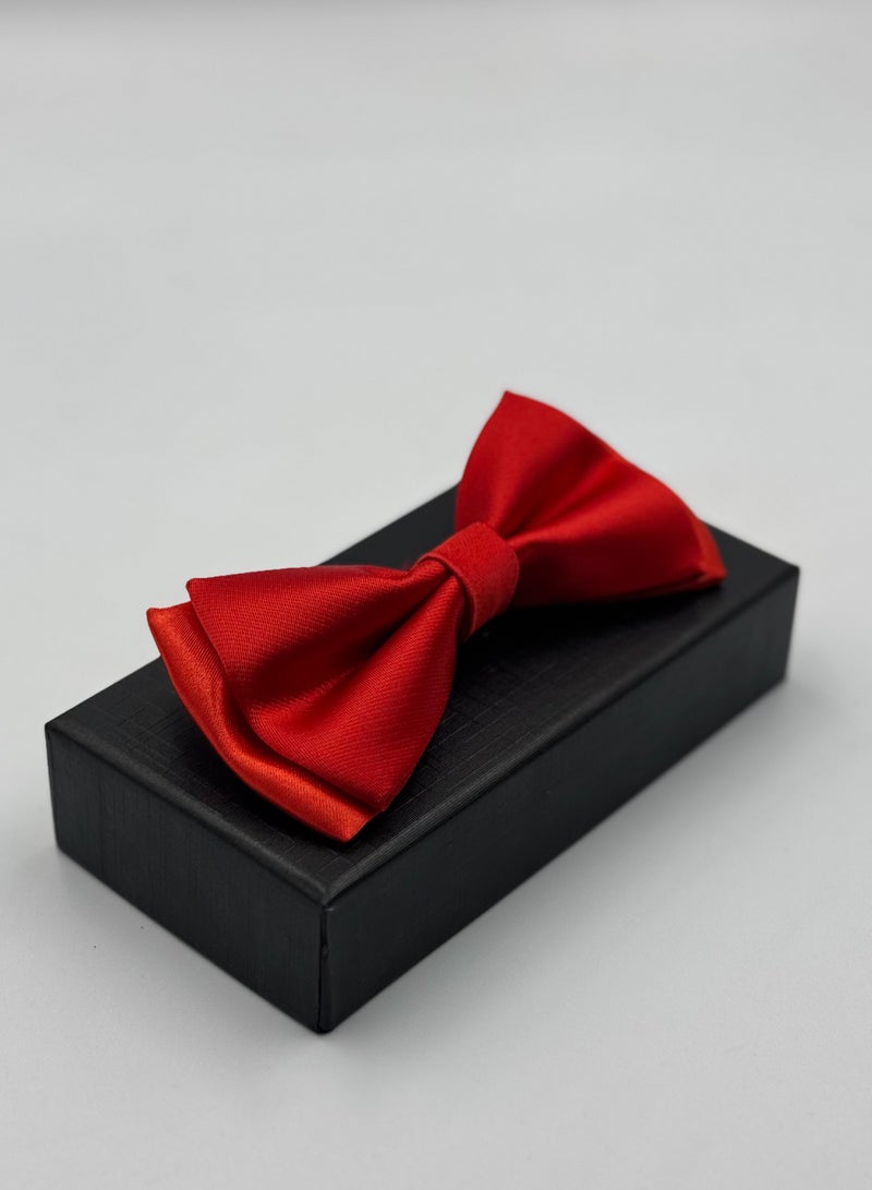 House Of Tailors رباط عنق أحمر داكن كلاسيكي