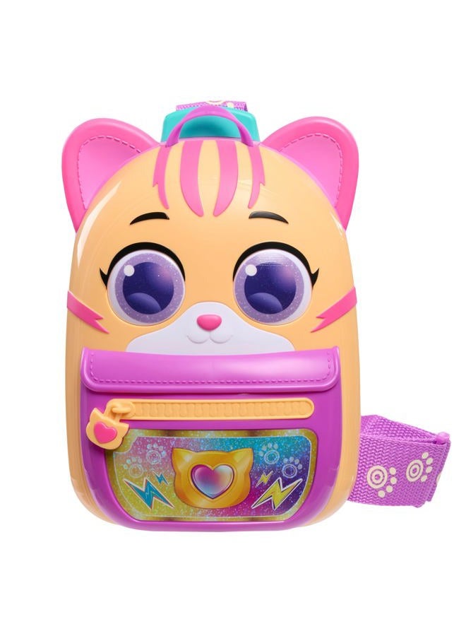Just Play Disney Jr. SuperKitties Su-Purr Backpack Set with Adjustable Strap, 7-Pieces, Lights and Sounds Play Tablet, Dress Up and Pretend Play, Kids Ages 3 and Up by Just Play - Image 1