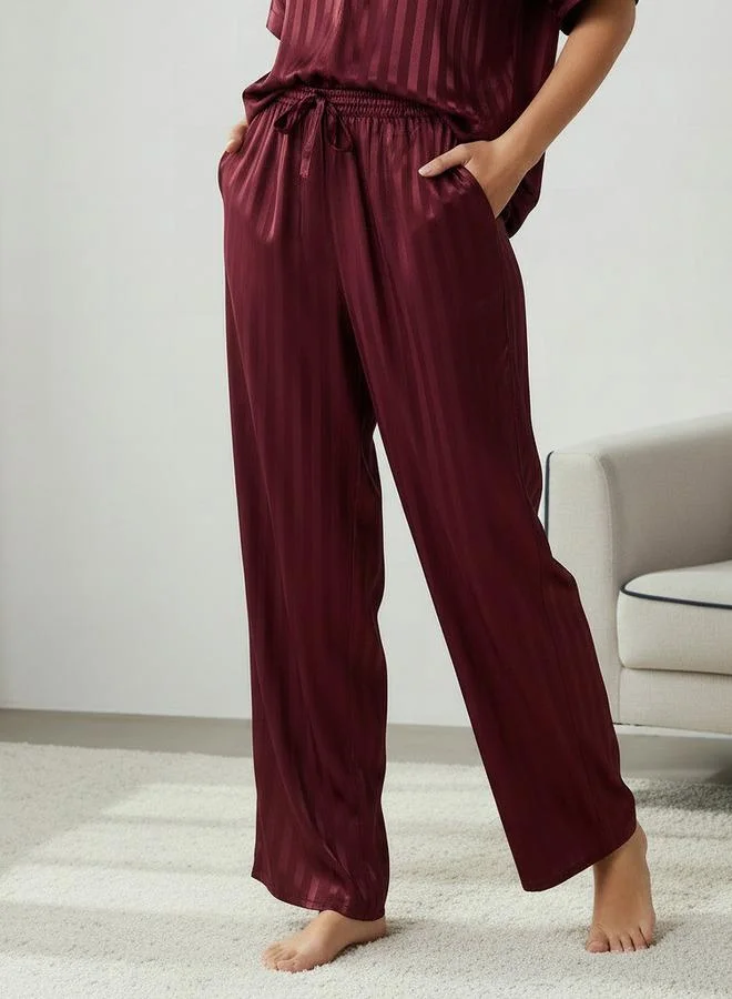 Aadaraya  Pyjama Set Top & Wide Leg Bottom for Women | Best Price UAE