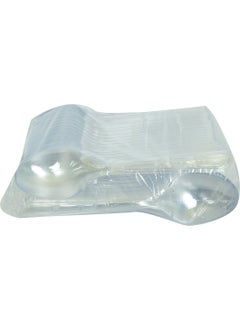 LokmanAVM Plastic Spoon Economical Soup Spoon 1654 mm Transparent 100 Pieces 1 Pack  - Image 3