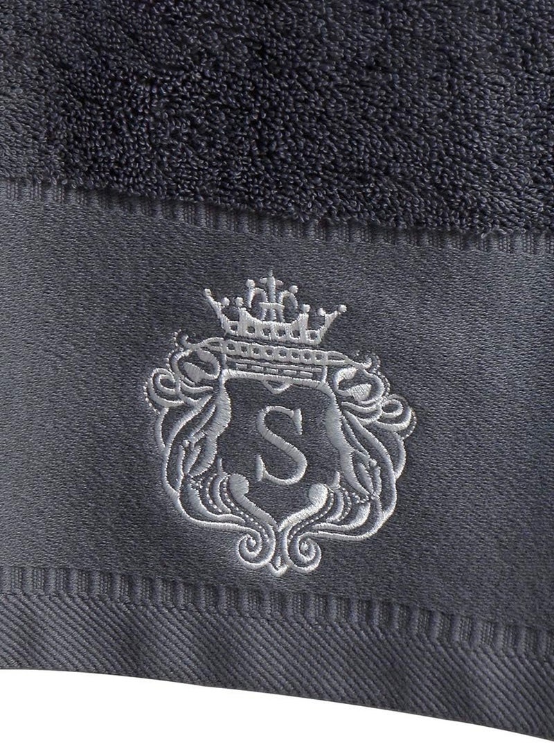 MIXDE 3PCS Cotton Bath Towel Set Fast Absorbent Skin-friendly and Soft Bath Towel*1PCS and 2PCS Towels Grey - Image 3