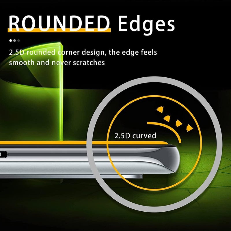 DD SON Tempered Glass Screen Protector Compatible for Motorola Edge 60 Stylus 5G with Edge to Edge Coverage and Easy Installation kit,Black - Image 4