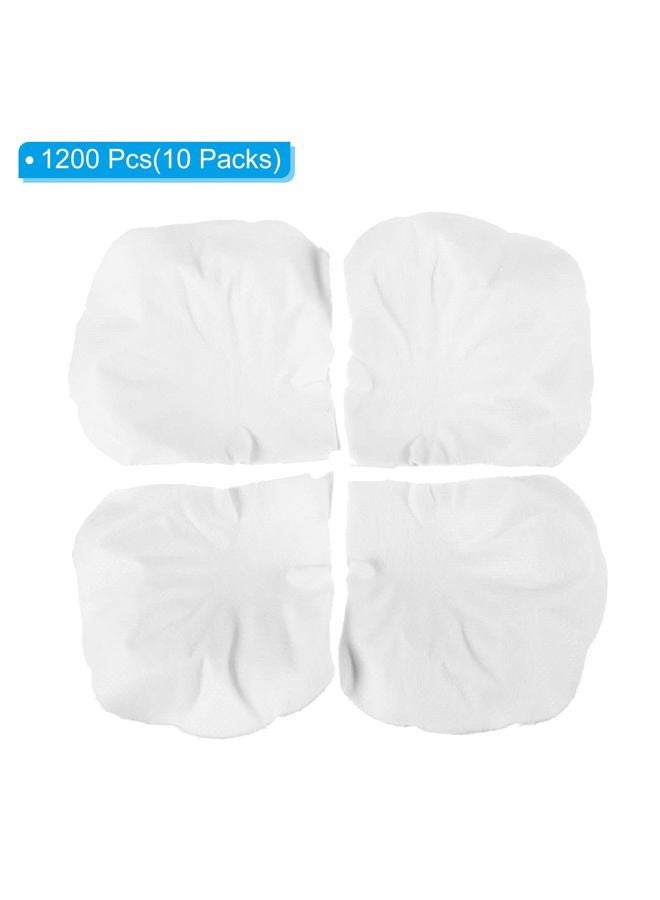 PATIKIL Artificial Rose Petals, 1200Pcs Fake Flowers Silk Petal Decoration Supplies for Romantic Night Wedding Party Event Decor, White - Image 3