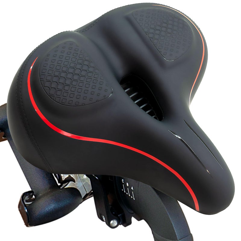 TrubliFit Replacement Extra Wide Seat for Original Peloton Bike & Bike+ and The Cross Training Bikes, Oversized Seat Cushion, Saddle Replacement for Women & Men, Accessory for Peloton - Image 1