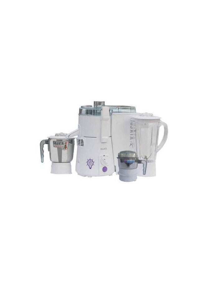 SUJATA Sujata Powermatic Plus, Juicer Mixer Grinder with Chutney Jar, 900 Watts, 3 Jars (White)  - Image 2
